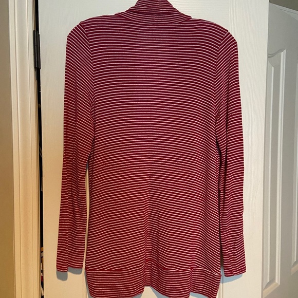 Ophelia for FC open cardigan red/white stripe EUC - Picture 3 of 3
